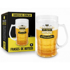 CANECA GEL CERVEJA 450ML - CERVEJA NÃO ENGORDA